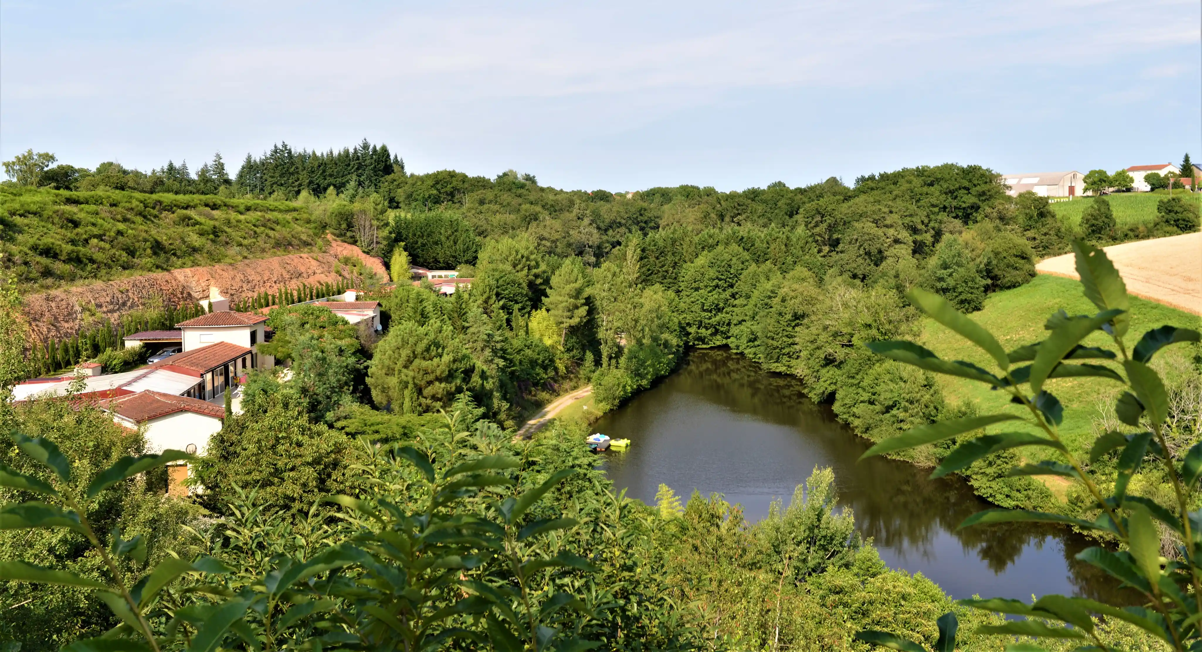 Paysage naturel des gîtes